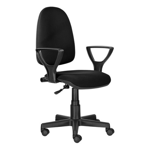 превью Кресло BRABIX Prestige Ergo MG-311, регулируемая эргономичная спинка, ткань, черное