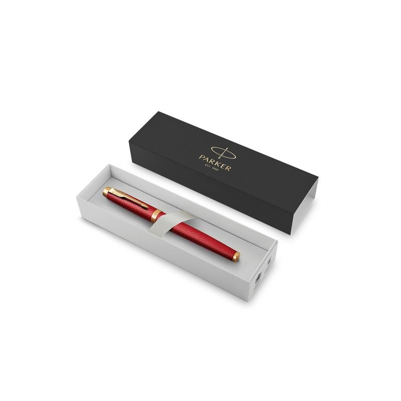 Ручка перьевая Parker IM Premium Red цвет чернил синий цвет корпуса красный (артикул производителя 2143650)