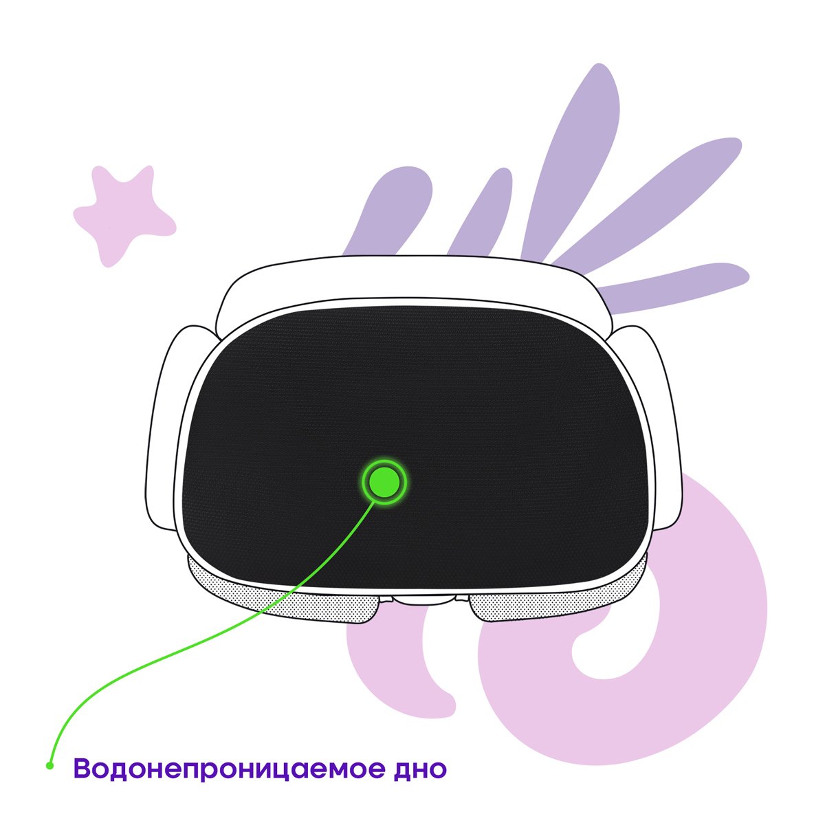 Рюкзак Berlingo Modern «Cyber black» 38×30×18см, 3 отделения, 2 кармана, эргономичная спинка