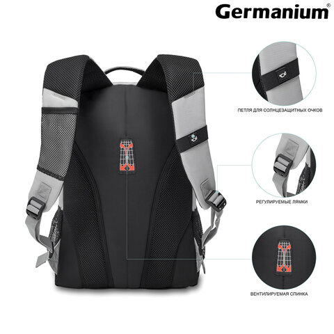 Рюкзак B-PACK «S-07» (БИ-ПАК) универсальный, уплотненная спинка, облегчённый, белый, 46×32×15 см