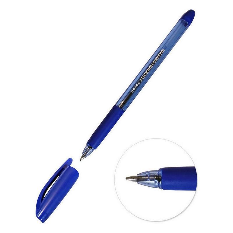 Ручка стик. Penac Stick Ball Crystal |0,7| шар-гель. Penac ручка шариковая PЕPЕ Ball. Penac ba1302.