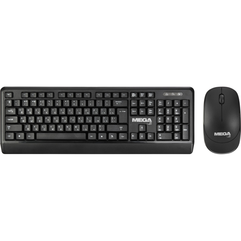 превью Набор клавиатура+мышь ProMega jet WKMC003 USB WLS RT/1+1 АА/dpi1200/3кн/чер