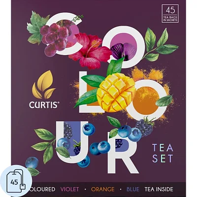 Чай Curtis Colour tea set ассорти 9 вкусов пакет 45 сашет