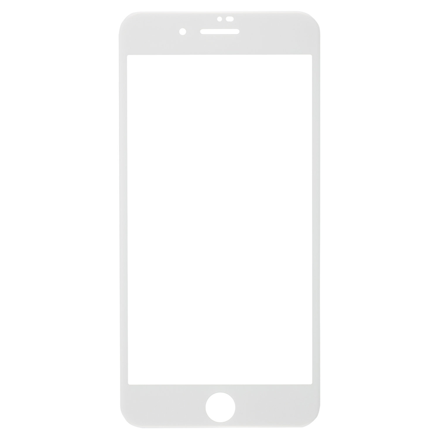 превью Защитное стекло для iPhone 7 Plus/8 Plus Full Screen (3D), RED LINE, белый