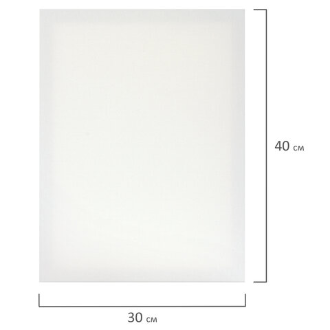 Холст на подрамнике BRAUBERG ART CLASSIC, 30×40 см, 420 г/м2, 45% хлопок 55% лен, среднее зерно