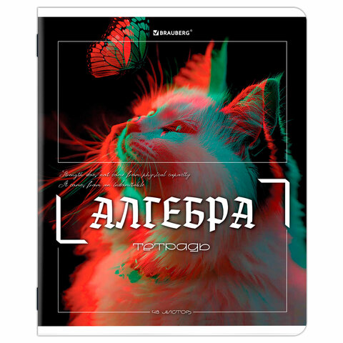 Тетради предметные, КОМПЛЕКТ 12 ПРЕДМЕТОВ, 48 л., глянцевый УФ-лак, BRAUBERG «GLITCH»