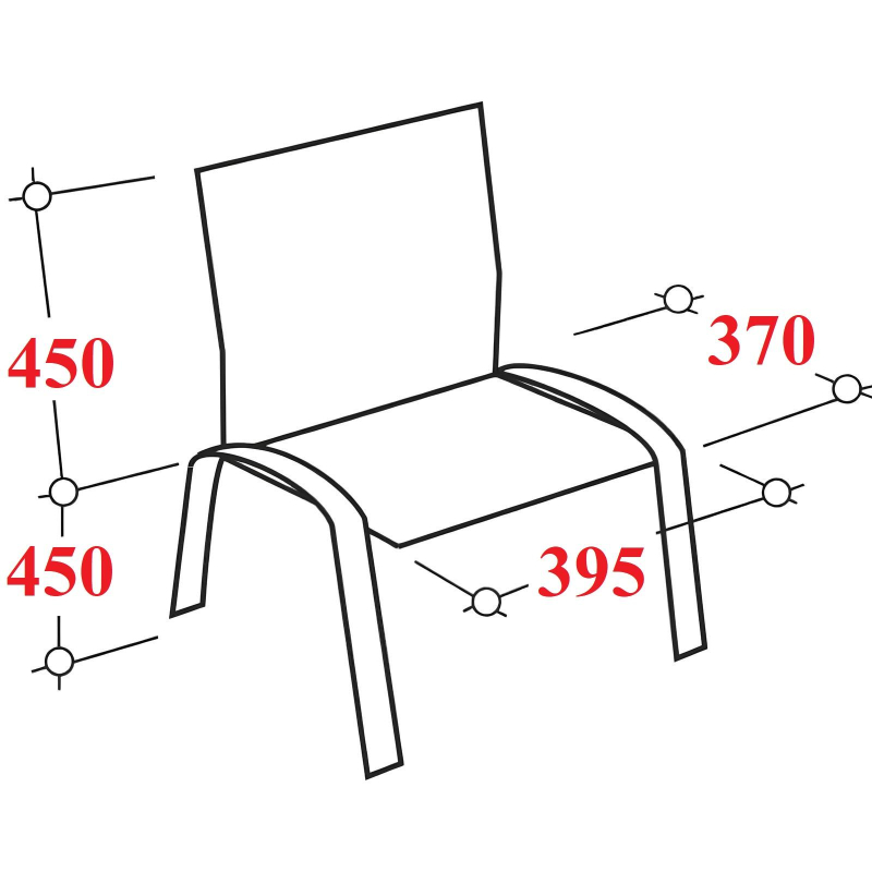 Стул КО_Echair 00С Серна каркас черный, ткань черная 101