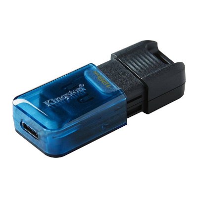 Флеш-память Kingston DataTraveler 80M, 128 Гб, OTG USB Type-C