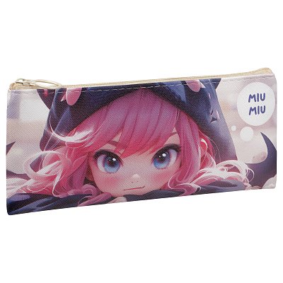 Пенал мягкий 200×100 MESHU «Miu Miu», искусственная кожа