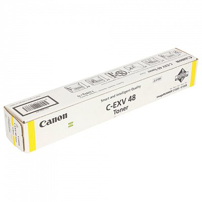 Тонер CANON C-EXV48Y iR C1325iF/1335iF, желтый, оригинальный, ресурс 11500 стр. 