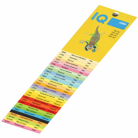 Бумага цветная IQ color БОЛЬШОЙ ФОРМАТ (297×420 мм) А3, 120 г/м2, 250 л., интенсив, светло-синяя