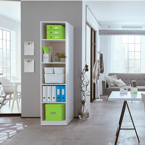 Папка-регистратор LEITZ «Active WOW», механизм 180°, полифом, 82 мм, синяя