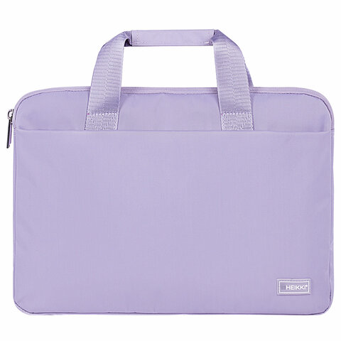 Сумка портфель HEIKKI ULTRA (ХЕЙКИ) с отделением для ноутбука 15.6", Lavender, лавандовая, 28×39х3 см