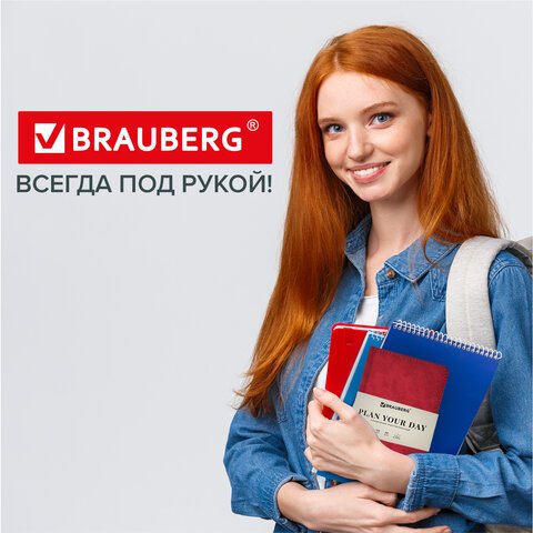 Ежедневник недатированный МАЛЫЙ 100×150 мм А6 BRAUBERG «Status», под кожу, 160 л., красный
