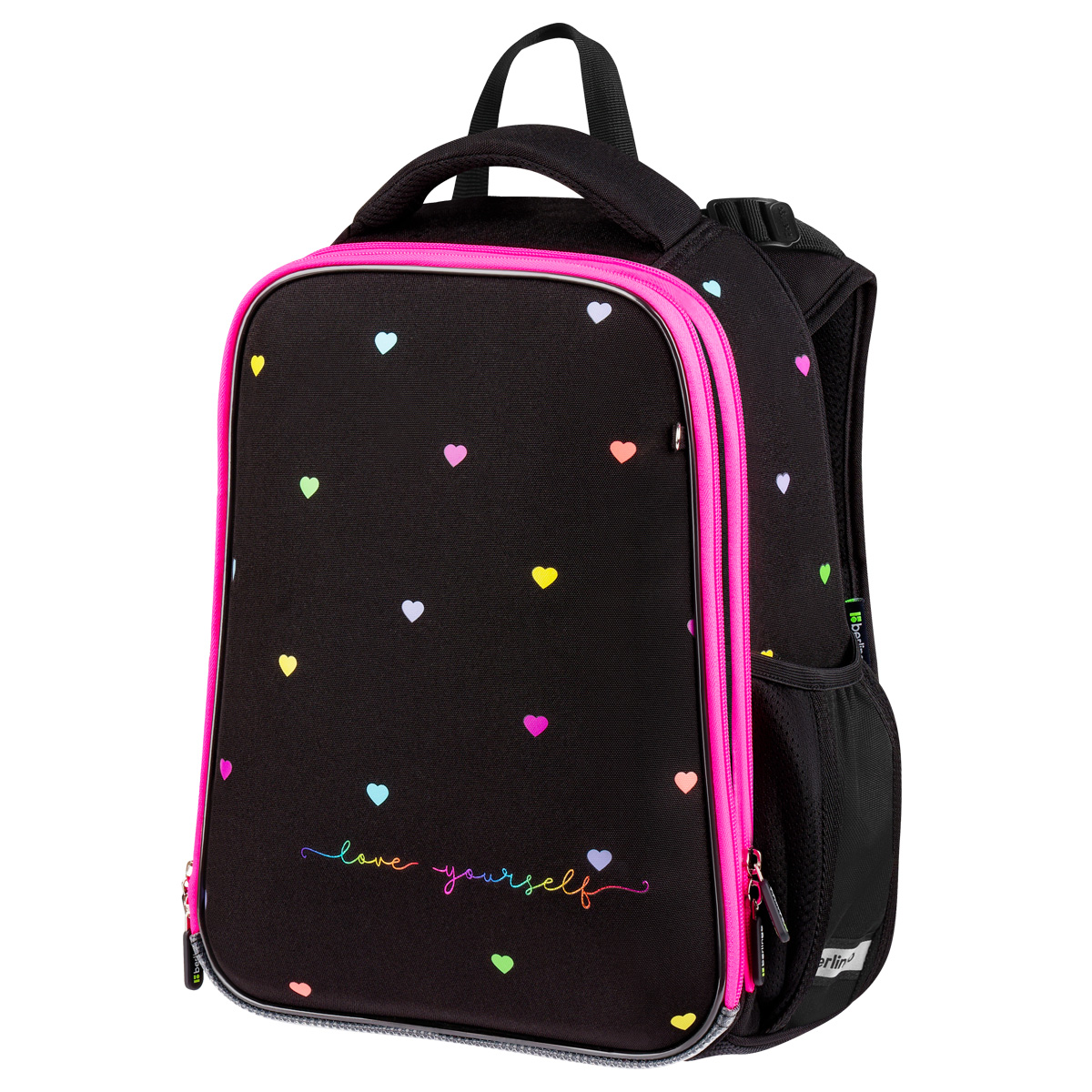 превью Ранец Berlingo Expert «Love Yourself» 37×28×16см, 2 отделения, 2 кармана, анатомическая спинка