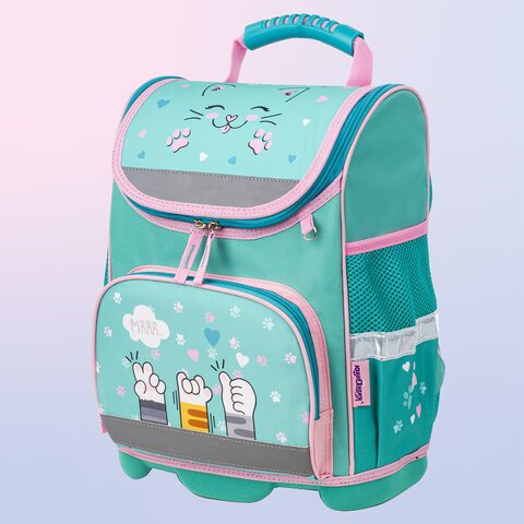 Ранец ЮНЛАНДИЯ «WISE» для начальной школыSoft paws37×29х15 см229946