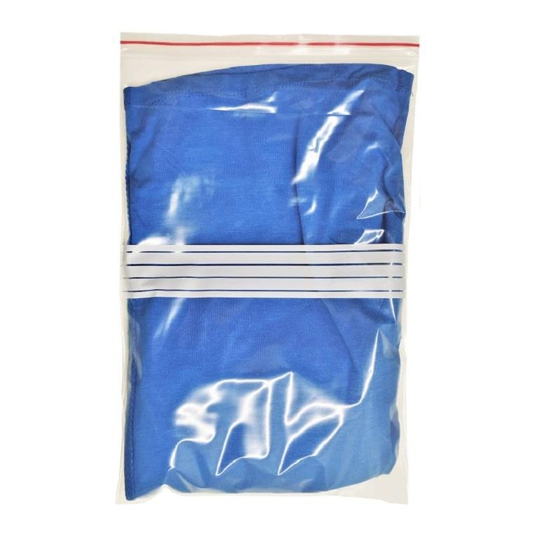 Пакет с замком Zip-Lock 20×30 см 60 мкм с полосой для надписи (100 штук в упаковке)