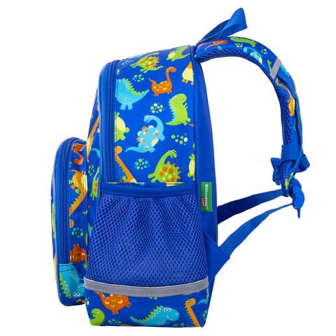 Рюкзак BRAUBERG KIDS PLAY детский, 1 отделение, 3 кармана, «Dinos», 29×23х12 см