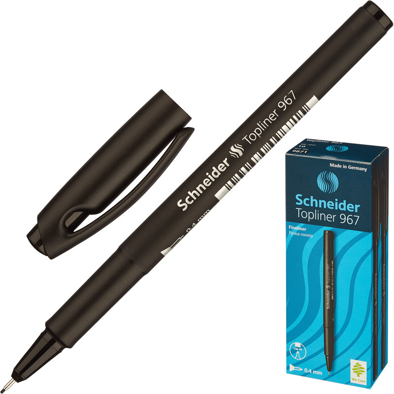 Линер SCHNEIDER Topliner 967/1 черный, 0,4 мм,