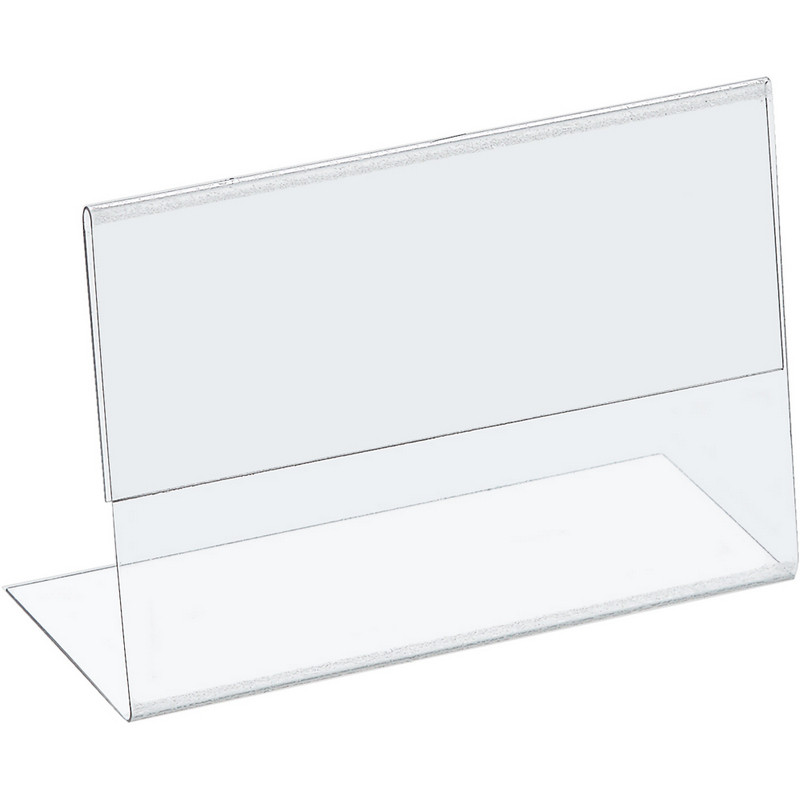 Держатель информации L-образный горизонтальный (40x60 мм, 20 штук в упаковке)