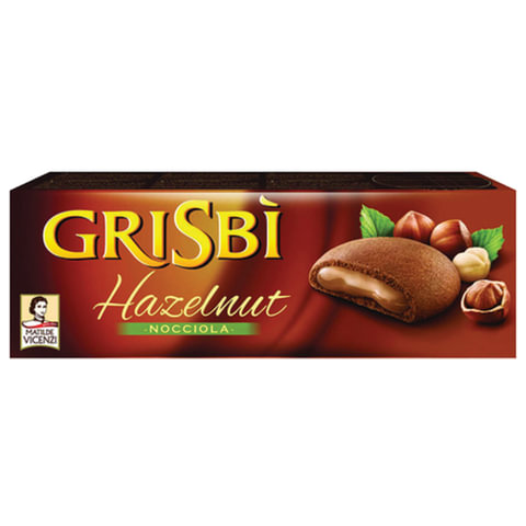 Печенье GRISBI «Hazelnut», с начинкой из орехового крема, 150 г