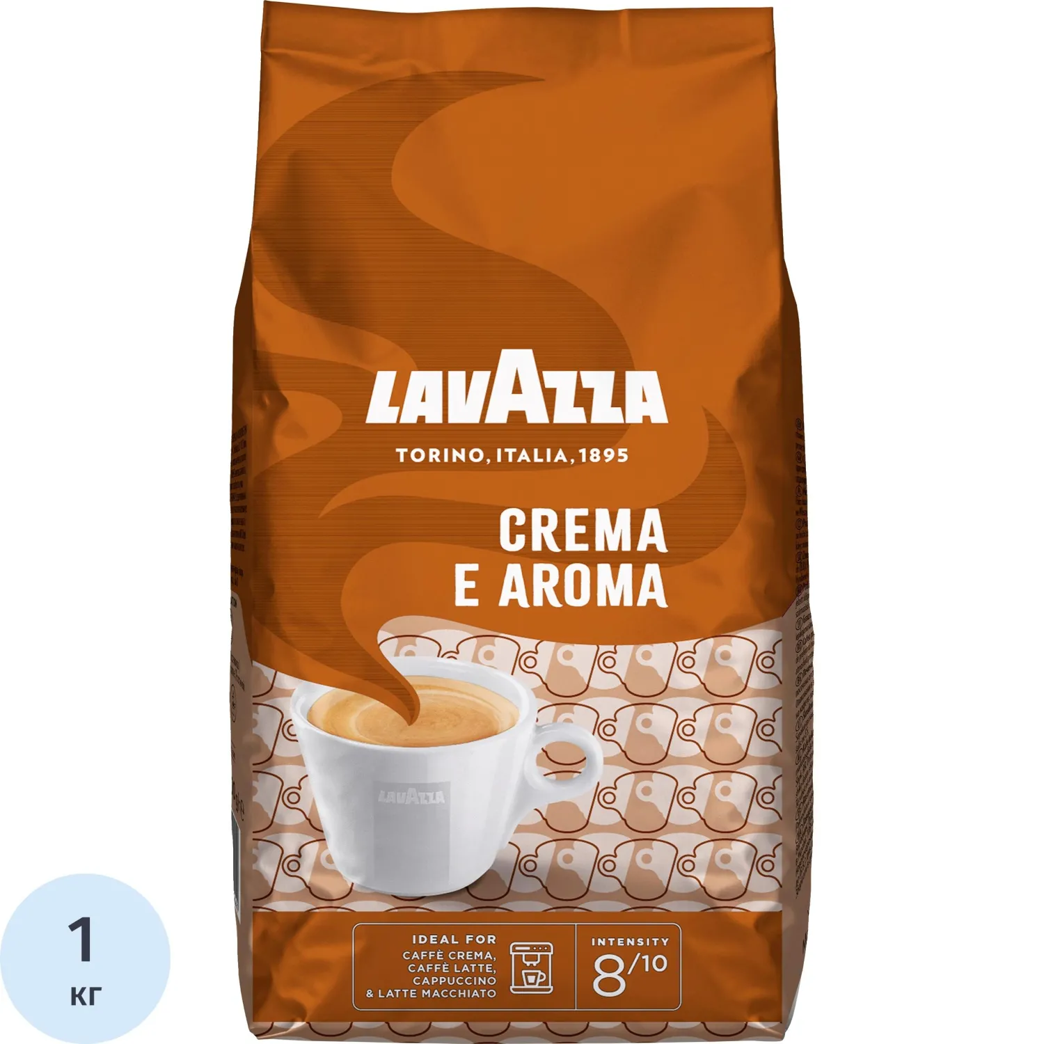 превью Кофе в зёрнах Lavazza Crema e Aroma Италия 1 кг (пакет)