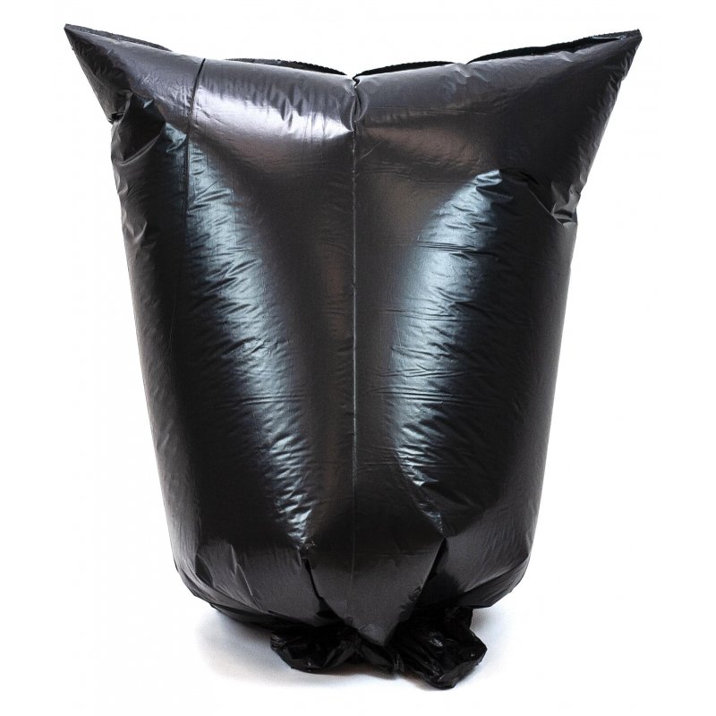 Мешки для мусора 120л Mirpack «Стройка» ПВД, 70×110см, 70 мкм, 10шт., черные, в рулоне, для строител