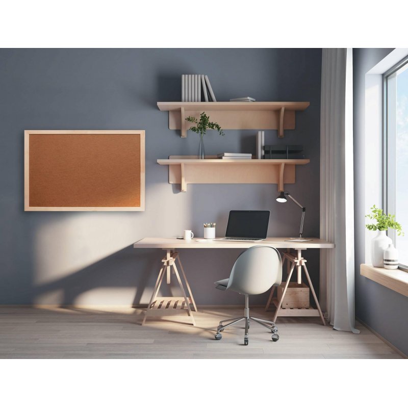 Доска пробковая Attache Economy 100×150 см деревян. рама