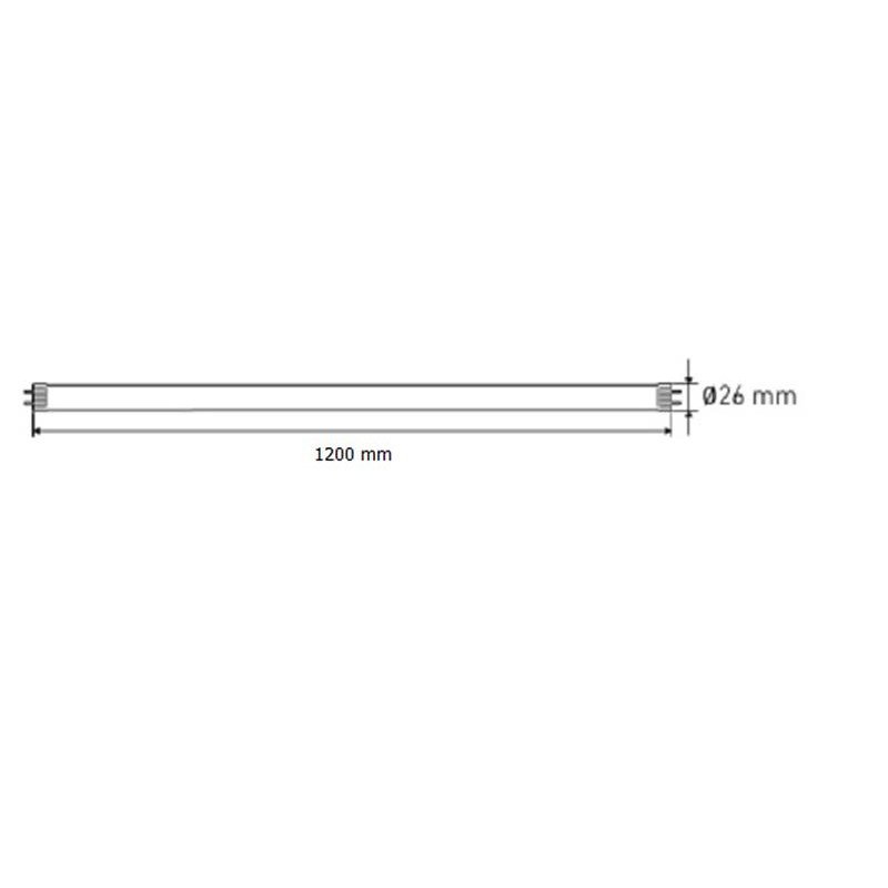 Лампа светодиодная ЭРА LED 18 Вт G13 трубчатая 6500 К холодный белый свет