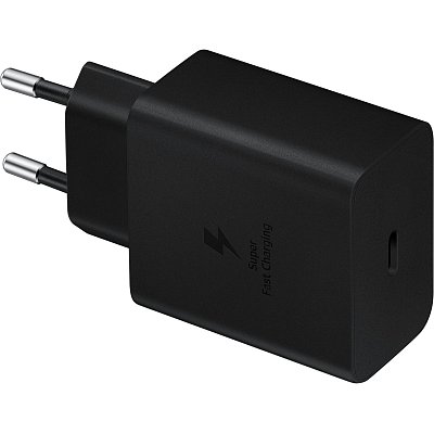 Зарядное устройство сетевое, 45Вт, USB-C+каб, Samsung, чер, EP-T4510XBEGRU