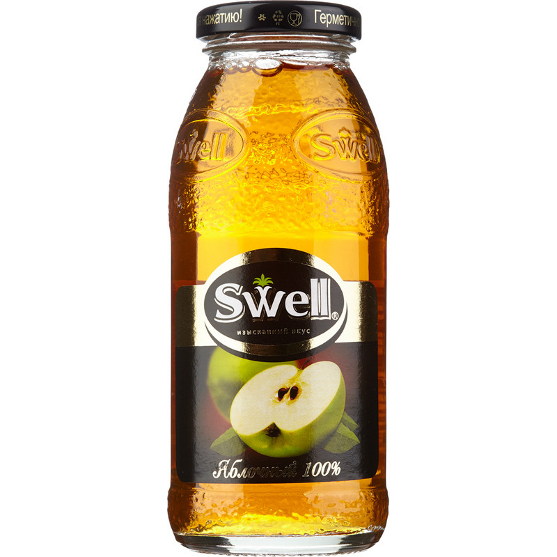 Сок Swell яблочный 0.25 л (8 штук в упаковке)