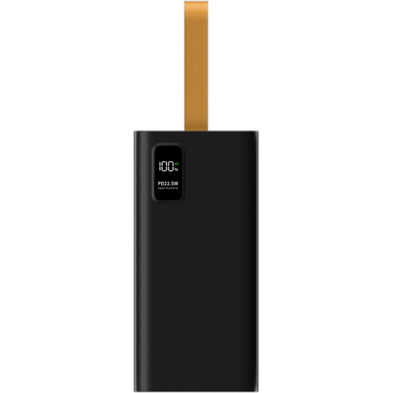 превью Внешний аккумулятор PERO PB09 50000 mAh, Li-Pol, output USB-C + 4USB-A, черный
