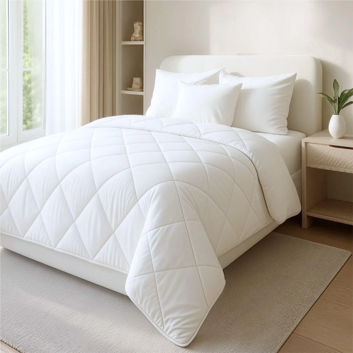 Одеяло стеганое, окантованное, всесезонное,172×205.300 г/кв м, СХМ-18-3