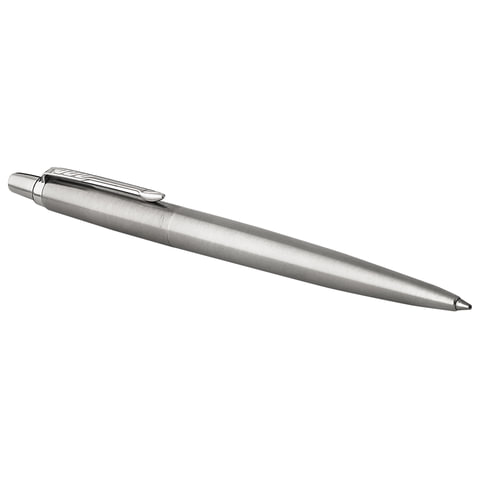 Ручка гелевая PARKER «Jotter Stainless Steel CT», корпус серебристый, детали из нержавеющей стали, черная