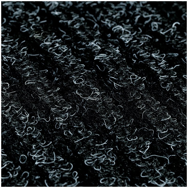Коврик влаговпитывающий, ворсовый, ребристый OfficeClean, 60×90см, черный