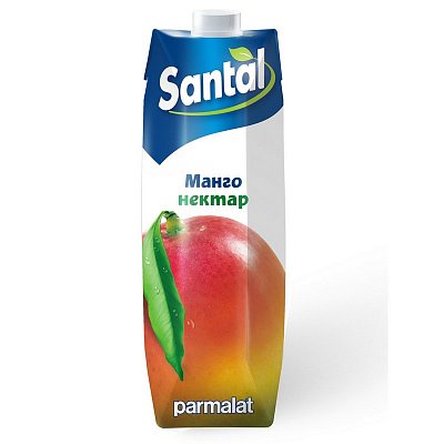 Сок Santal манго 1 л. т/пак шт.