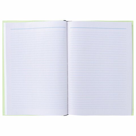 Книга учета 96 л., линия, твердая, крафт, блок газетный, А4 (200×290 мм), STAFF, 130217