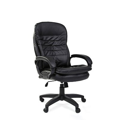 Кресло руководителя Easy Chair 515 TPU черное (экокожа/пластик)