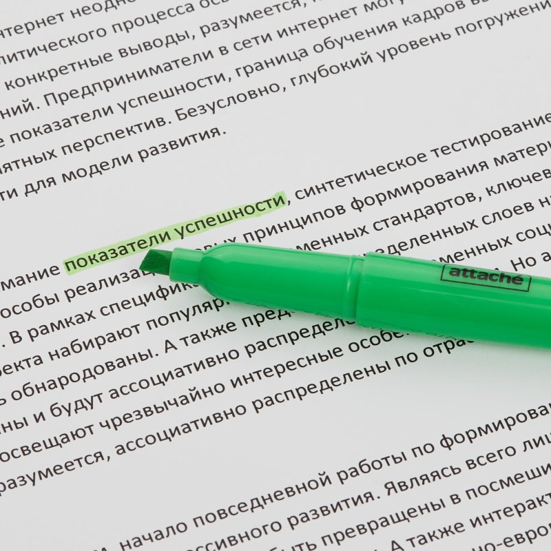 Набор текстовыделителей Attache (толщина линии 1-3.9 мм, 4 цвета)