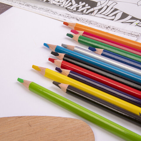 Карандаши цветные акварельные BRAUBERG PREMIUM AQUARELLE12 цветовгрифель мягкий 4 мм181671