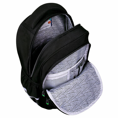 Рюкзак BRAUBERG MOTION, 2 отделения, 3 кармана, «Be cool», 41×28х17 см