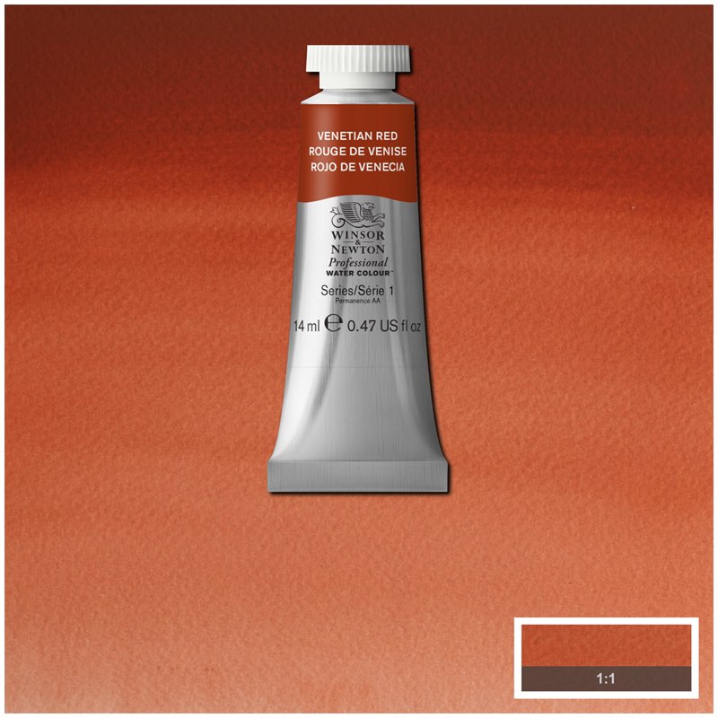 Акварель Winsor&Newton «Professional», 14мл, туба, венецианский красный