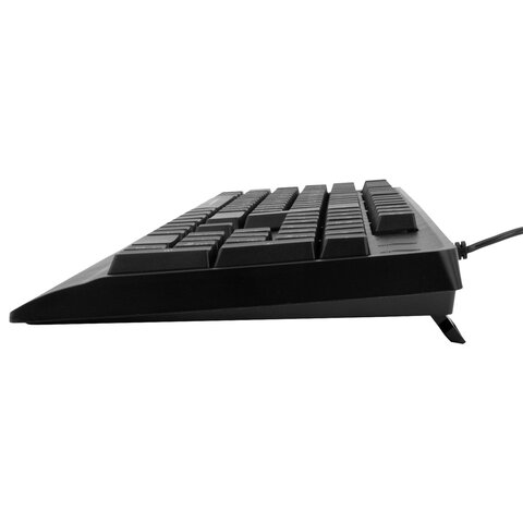 Клавиатура проводная USB, 104 клавиши, LED-подсветка, SONNEN K305, черная