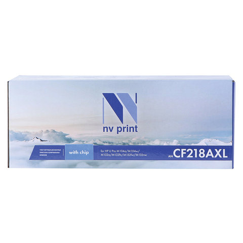 превью Картридж лазерный NV PRINT (NV-CF218AXL) для HP M104a / M104w / M132fn / M132nw, ресурс 3500 страниц