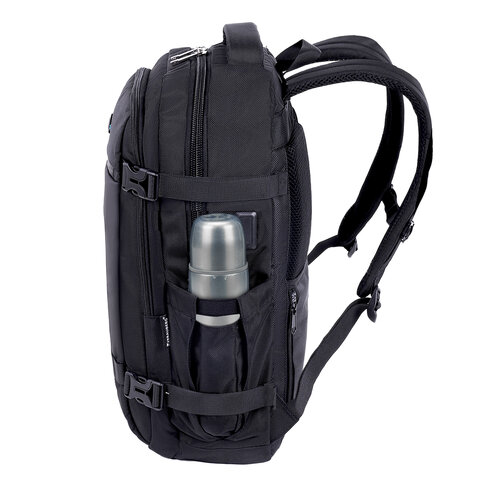 Рюкзак BRAUBERG FUNCTIONAL с отделением для ноутбука, 2 отделения, USB-порт, Solid, 46×31х15 см