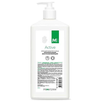 Крем регенерирующий 1 л, M SOLO ACTIVE, питание, восстановление, дозатор