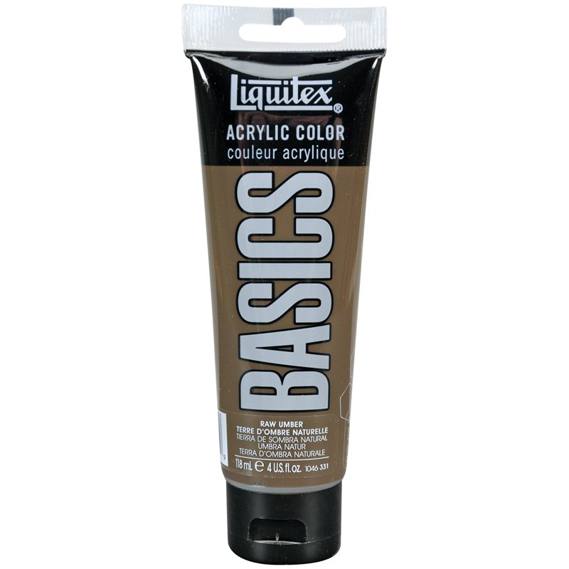 превью Краска акриловая художественная Liquitex «Basics», 118мл, туба, 331 умбра натуральная