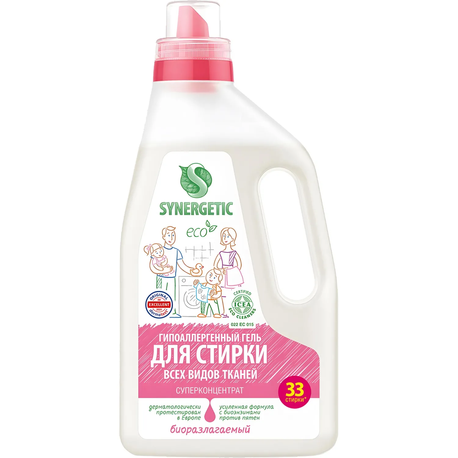 Гель для стирки Synergetic 1 л