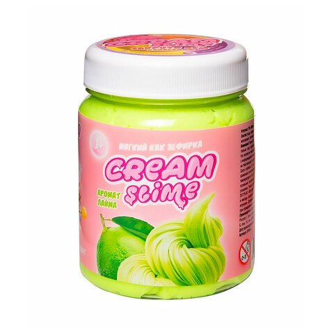превью Слайм (лизун) «Cream-Slime», с ароматом лайма, 250 г, SLIMER