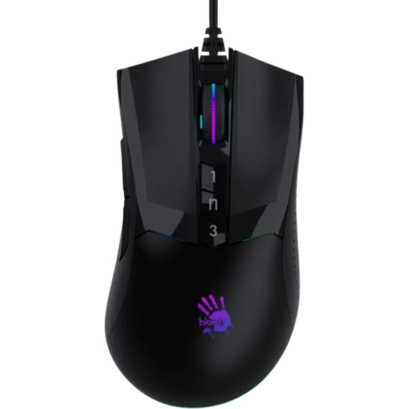 превью Мышь компьютерная A4Tech Bloody(W90 MAX ( STONE BLACK))чер.10000dpi USB 7b